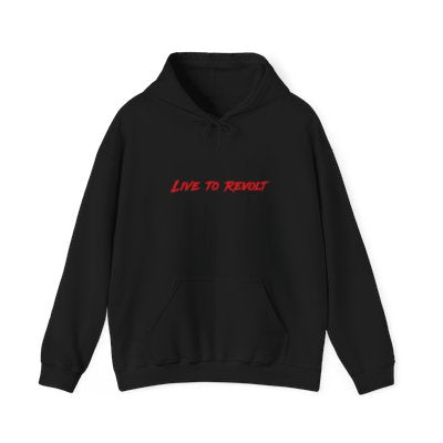 Live to Revolt/ Revbellion graphic hoodie