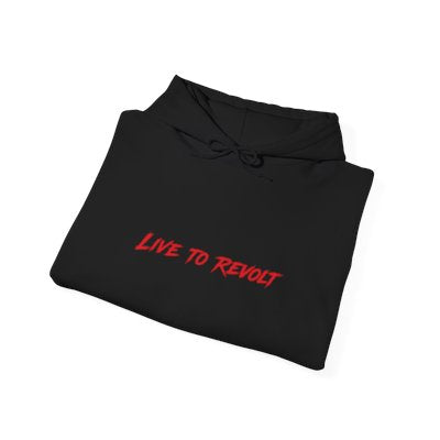 Live to Revolt/ Revbellion graphic hoodie